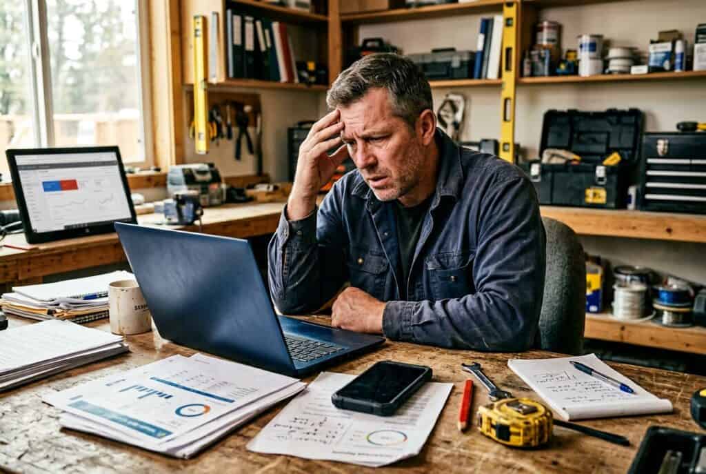 Indiana electrician reviewing poor Google Ads results